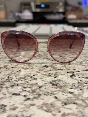 CHANEL Pink Gradient Cat-Eye Sunglasses